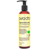 PURA D'OR Original Gold Label Shampoo – Mindful Hair Care for Stress-Related Shedding, Vegan Volumizing Wash