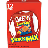 Cheez-It Snack Mix, After-School Snack Variety for Kids, 12 Individually Wrapped Pouches for Lunchboxes and Totes