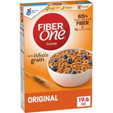Fiber One Cereal, Original Bran – Streamlined Breakfast Cereal for Intentional Eating, 19.6 oz
