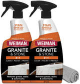 Weiman Granite and Stone Cleaner 3-in-1 – Mindful Countertop Care Ritual with Calming Citrus Scent for a Serene Home