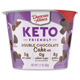 Duncan Hines Keto Friendly Double Chocolate Mug Cake – Calorie-Conscious Dessert for Personal Wellness Nights