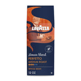 Lavazza House Blend Perfetto Whole Bean Coffee 12oz – Balanced Caramel-Note Coffee for Relaxed Breakfast Nooks, Italian Whole Bean Blend