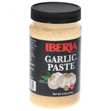 Iberia Garlic Paste, 8 Ounce – Easy Weeknight Ritual Helper for Health-Conscious Cooks, Portion-Controlled Garlic for Veggies and Pasta