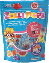 Zollipops Clean Teeth Lollipops – Parent Approved Sugar Free Candy Without Artificial Dyes, Safe for Sensitive Kids 5.2oz