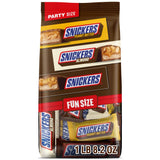 SNICKERS Three-Flavor Fun Size Candy for Workplace Wellness Snack Stations, Bulk 24 oz Bag