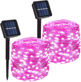 LumLove Solar String Lights – Heavy-Duty 200 LED IP65 Waterproof Lights for Outdoor Pergola, Fence, and Tree Wrap, 66FT Solar Copper Wire with 8 Modes