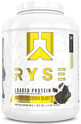 RYSE Loaded Protein Powder – Marshmallow Flavor – Mindful Nutrition Ritual for Bloating-Prone Athletes – Low Sugar Whey Isolate with MCTs