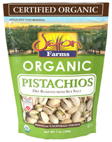 Setton Farms Organic Dry Roasted Pistachios - Weather Friendly Snack for Beach Day and Backyard Gatherings, 7 Oz Resealable Bag