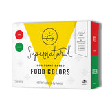 Supernatural Less-Is-More Food Coloring for the Restrained Home Kitchen, Plant-Based Natural Powder Set