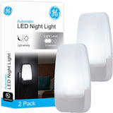 GE Sleeplite LED Night Light – Baby Room Ambient Light, Auto Shutoff Sensor for Parents, 4 Pack
