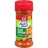 McCormick Perfect Pinch Salad Supreme Seasoning for Efficient Family Kitchen Routines, 4.34 oz Ready-to-Use Shaker