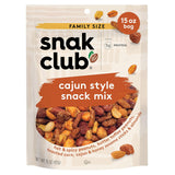 Snak Club Cajun Snack Mix – Kosher Certified Protein Snack That Satisfies Cravings Without the Guilt, 15 oz Resealable Pouch