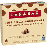 Larabar Chocolate Chip Cookie Dough Bars — Individually Wrapped Bar for the Commute, Car Cupholder, and Office Drawer