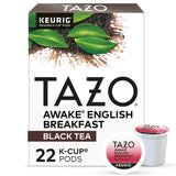 TAZO Awake English Breakfast Tea K-Cups – Kosher Certified Wellness Tea for a Mindful Breakfast Nook