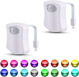 GlowNGo Motion Sensor Toilet Lamp – Stylish LED Night Light Accessory for Master Bathroom and En Suite Decor