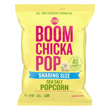 Angie's BOOMCHICKAPOP Sea Salt Popcorn – Healthy Valentine's Day Snack Gift for Her, 6.7 oz