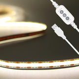 PAUTIX 5V Dimmable COB LED Light – Sleep-Safe Bedside and Nursery Accent Lighting With Memory Dimmer and Low Heat Output