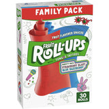 Fruit Roll-Ups Dietary Friendly Halloween Snacks for Kids with Sensitivities, Strawberry and Blue Razzberry Roll Ups, 30 Count