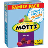 Mott's Portable Halloween Chewy Fruit Snacks for Family Movie Nights – Picnic and Tailgate Ready Pouch Snack, Assorted 40 Ct