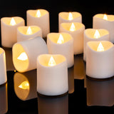 Homemory 200 Hour Flameless Tealight Candles No Fire Risk for Toddler Bedroom Senior Apartment and Dining Table