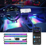 Govee Car LED Strip Lights – Modern Home Atmosphere Upgrade, Music Sync LED Strip for Car Cabin