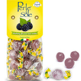 Perle di Sole Blackberry Italian Candy Single Pack – Portable Candy for Camping and Outdoor Adventures, Individually Wrapped Pieces