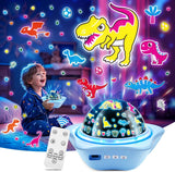 One Fire Mindful Bedtime Night Light for Children – Rechargeable Star Projector with Soothing Rotation and Adjustable Color Therapy Modes