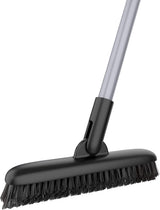 MR.SIGA Heavy Duty Grout Scrub Brush with Long Handle – Ergonomic Long Handle Scrubber for Joint-Friendly Home Care