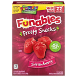 Funables Fat-Free Gluten-Free Gummy Snacks with Vitamin A, C & E, Strawberry 22 Count