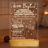 to My Bestie Gifts Friendship Lamp – Mindfulness Wind-Down Companion, Gentle Ambient Glow for Evening Self-Care