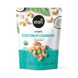 Elan Organic Coconut Cashews – Valentine's Day Gift for Plant-Based Eaters, Coconut Glazed Nuts, 5.6 oz