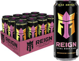 REIGN Total Body Fuel Reignbow Sherbert Performance Energy Drink 12 Pack 16oz Can for Self Care Fuel and Restorative Gym Sessions