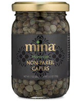 Mina Non-Pareil Capers 7 oz – Simple, Addictive-Free Mediterranean Flavor in a Wide-Mouth Jar