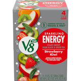 V8 +Energy Strawberry Kiwi Sparkling Energy – Holiday Gift for the Busy Professional in Your Life