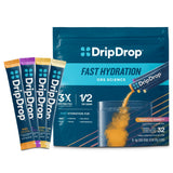 DripDrop Portable Hydration Sticks – Tropical Electrolyte Powder for Cycling, Trail Running, and Desert Excursions