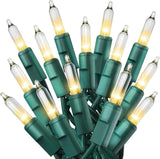 PREXTEX Weather-Rated Clear String Lights – Open-Air Patio and Porch Decor with Expandable Coverage Up to 1000 Bulbs