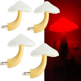 AUSAYE Simple Mushroom Wall Lamp E27 Socket – Effortless Dusk to Dawn Light with No Wires or Switches