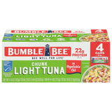 Bumble Bee MSC Certified Tuna in Water – Clean Ingredient Protein for Low-Carb Lunches and Wellness Routines, 12 oz Cans