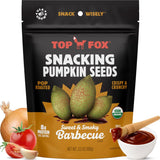 Top Fox Snacks Organic Shell-Free Pumpkin Seeds - Safe Choking Conscious Snack for Toddlers and After School Treats