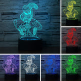 AuroraGlow 3D LED Sleep Lamp – Smokeless Flame Free Night Light for Nursery and Home, Battery Operated Safety Light