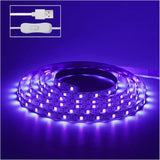 Lumiglow Blacklight Strip – 395nm UV Tape Light for Dorm Room, Gaming Setup and Cozy Bedroom Aesthetic