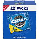 OREO Sandwich Cookies Mini Packs – Holiday Stocking Stuffers and Classroom Valentine Treats, 20 Kosher Single-Serve Packs