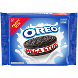 OREO Mega Stuf Chocolate Sandwich Cookies, Party Size – Grandparent Gifting Snack for Grandchildren's Visit