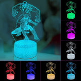 Superhero 3D Night Light with Auto Shutoff Style LED – Worry Free Bedside Lamp for Families and Shared Spaces