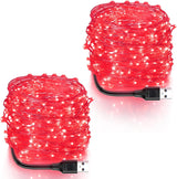 Blingstar Mini LED Lights – Simple Scandinavian Style Bedroom Lighting, 33ft Flexible