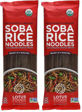 LOTUS FOODS Organic Brown Udon Rice Noodles – Quick-Cook Lunch Solution for Focused Home Office Days