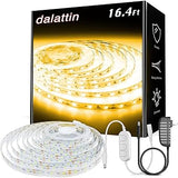 dalattin LED Strip Lights – Holiday and Valentine's Day Gift for Home Decor Lovers, 6500K White