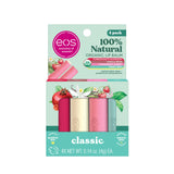 eos Natural Organic Lip Balm Sticks - Strawberry Sorbet, Dermatologist-Tested for Allergic Reactions, Safe Everyday Moisture