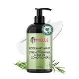 Mielle Organics Rosemary Mint Strengthening Leave In Conditioner for Curly Hair – Thoughtful Birthday Gift for Women Who Love Hair Care