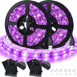 LumoGlow Blacklight Strip – Modern Interior Accent for Home Bars, Game Rooms and Studios
